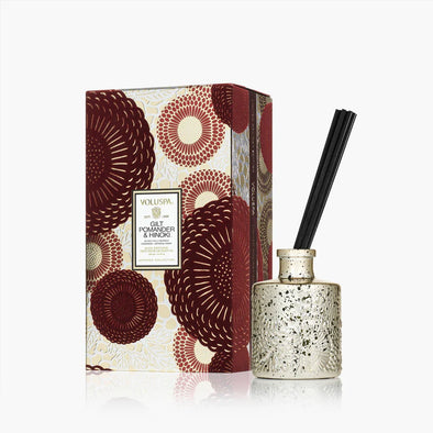 Voluspa Gilt Pomander Holiday Reed Diffuser