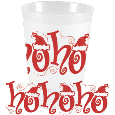 HoHoHo Shatterproof Cups