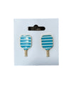 Marie Pickleball Paddle Stud Earrings