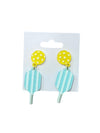 Sparkle Pickleball Paddle Earrings