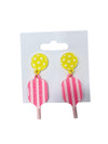 Sparkle Pickleball Paddle Earrings