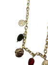 Gold Bold Charm Necklace