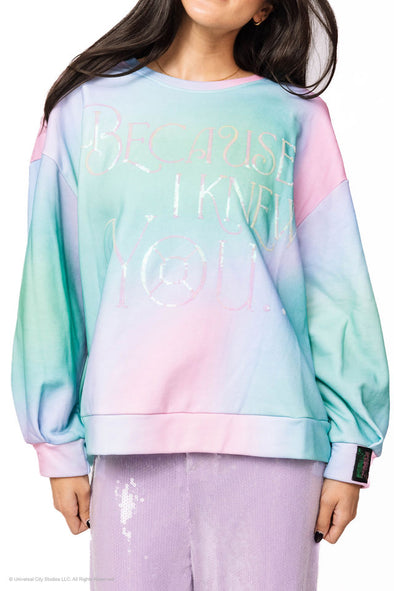 QOS Licensed 'Because I Knew You' Sweatshirt *PRESALE*