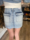 Bayeas Short Denim Skirt with Pockets