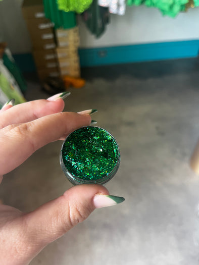 NOLA Glitter Goddess- Fleurty Green Glitter