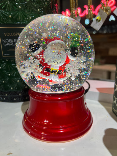 Santa Snow Globe