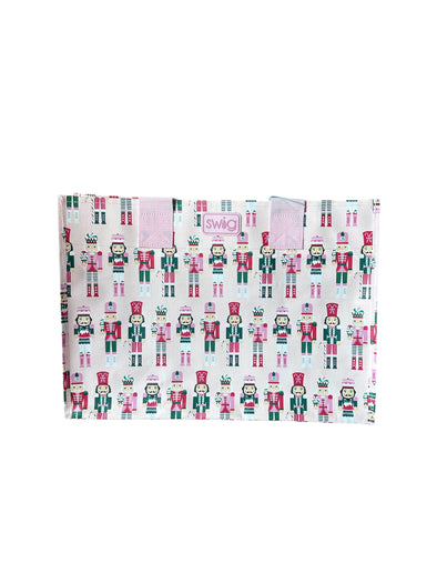 Swig Sugar Plum Soldiers Large Reusable Gift Bag