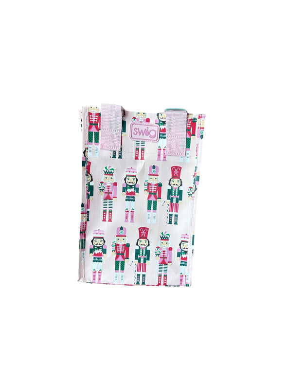 Swig Sugar Plum Soldiers Reusable Tall Gift Bag