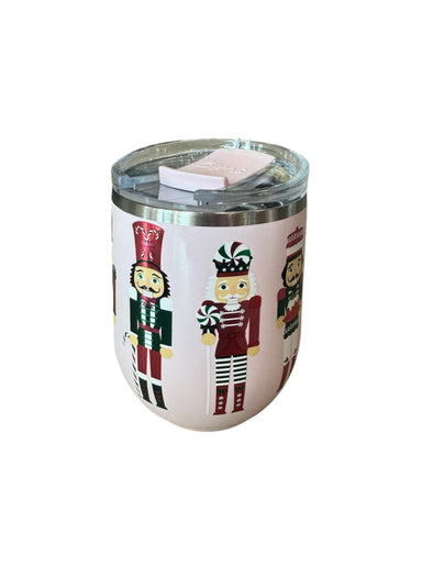 Swig Sugar Plum Soldiers 12 oz Stemless Wine Cup