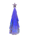 180 Degree Small Faceted Lit Tree