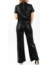 Sincerely Ours Black Snake Suede Rio Pants