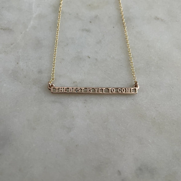 Mimosa The Best Is Yet To Come Necklace