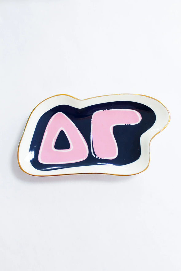 Duo Threads Delta Gamma Sorority Trinket Tray