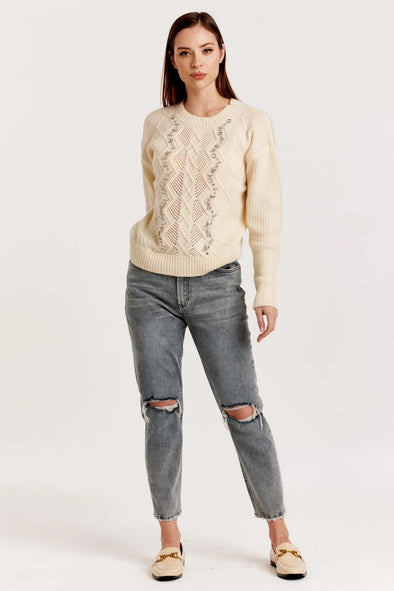 Another Love Cream Katiya Sweater