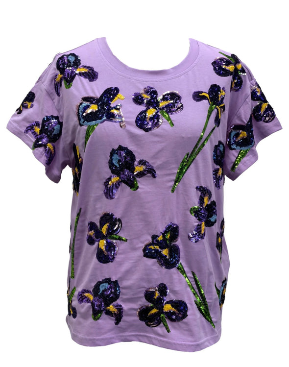 QOS Lavender Iris Tee