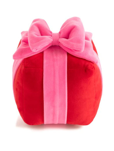 Shiraleah Small Red Gift Box Pillow