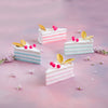 Glitterville French Cake Slice Ornament