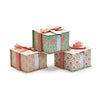 Two's Company Floral Block Print Note Paper Caddy with Pencils