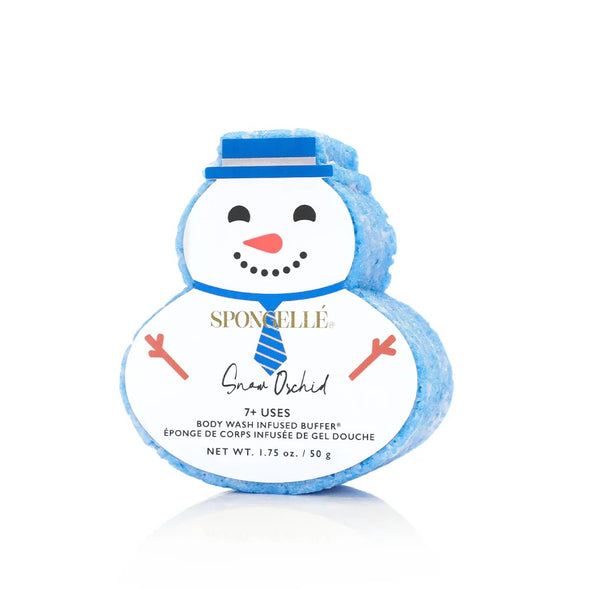 Spongelle Snowman Body Wash Buffer - Snow Orchid