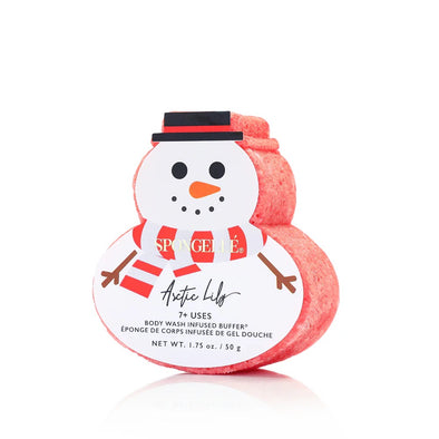 Spongelle Snowman Body Wash Buffer - Arctic Lily