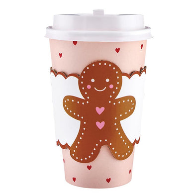 Slant Gingerbread Man Frost Cups
