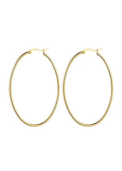 HJane Oval Hoop Earrings