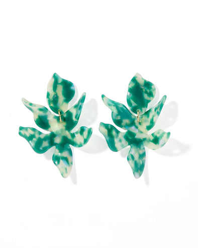 Linny Co Flora Alpine Green Earrings