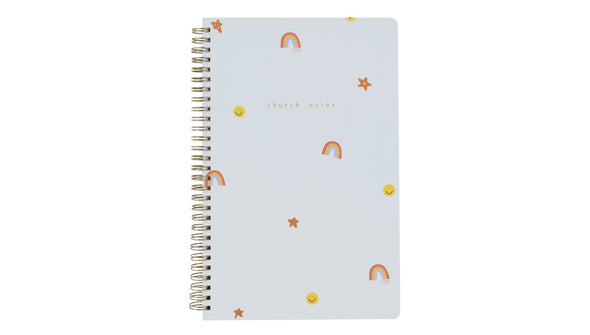 Church Note Happy Icons by Callie Danielle Notebook