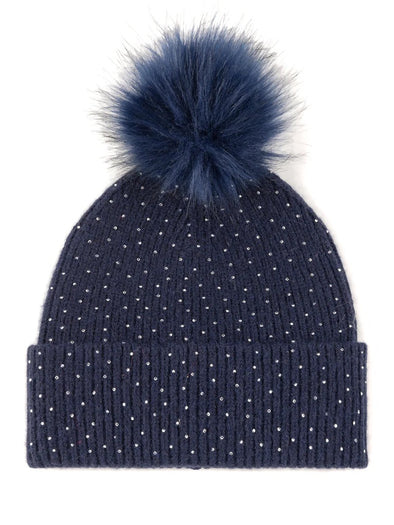 Shiraleah Navy Natalia Beanie