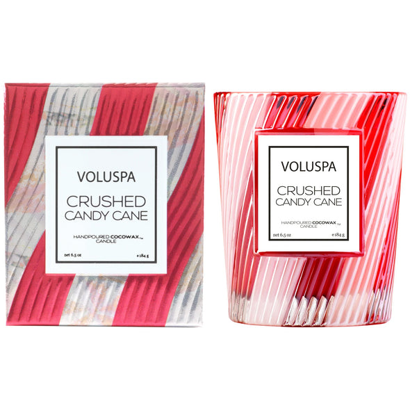 Voluspa Crushed Candy Cane 6.5oz Classic Candle