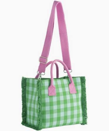 Shiraleah Green Anna Mini Tote