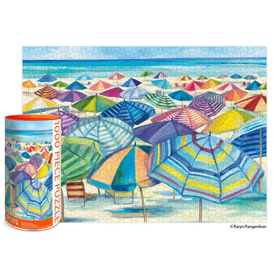 Werkshoppe Umbrella Beach 1000 Piece Puzzle