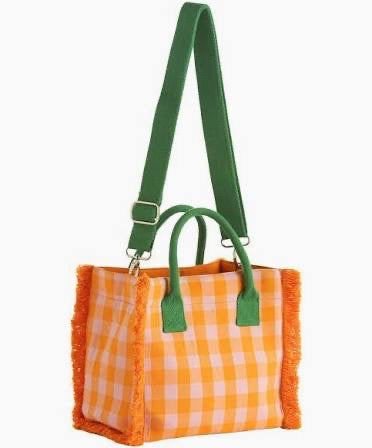 Shiraleah Orange Anna Mini Tote