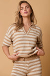 Fantastic Fawn Knit Short Sleeve Top