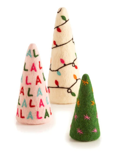 Shiraleah Felt Decorative Christmas Trees