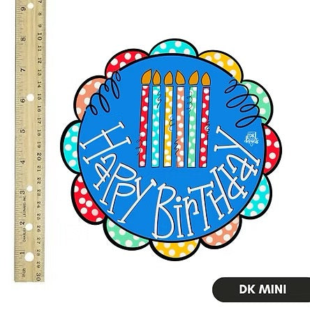 DK Designs Birthday Circle Mini Door Decor
