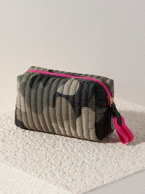 Shiraleah Camo Small Boxy Cosmetic Pouch