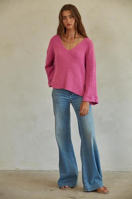 By Together Pink Knit Sweater