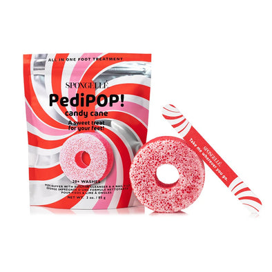 Spongelle Pedi Pop - Candy Cane