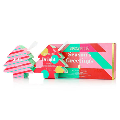 Spongelle Tree Ornament Gift Set - Jolly & Bright