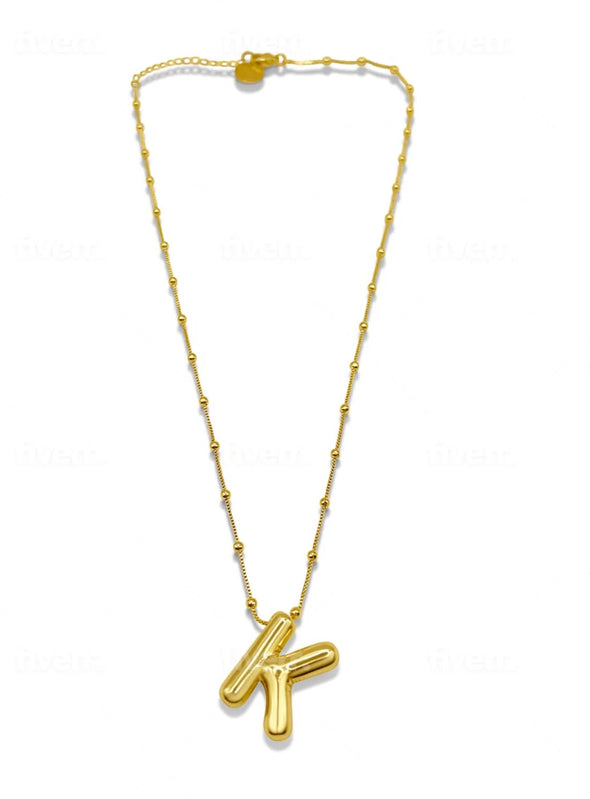 Kristalize Bobbie Initial Necklace