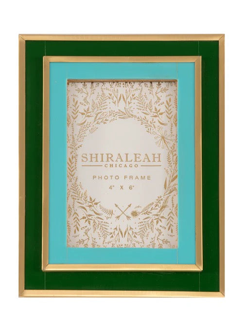 Shiraleah Green Viva 4x6" Picture Frame