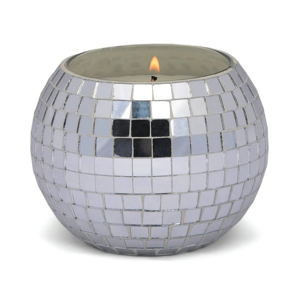 Paddywax Magique Silver Disco Ball Candle