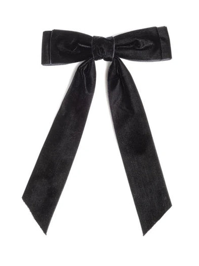 Shiraleah Black Velvet Bow Clip