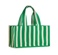 Shiraleah Green Isla Boxy Tote Bag