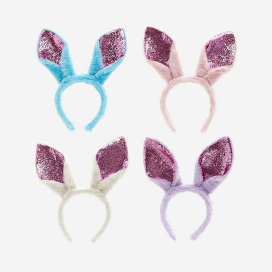 180 Degree Sequin Bunny Ear Headband