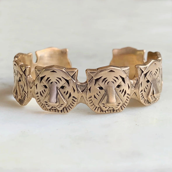 Mimosa Tiger Cuff - Bronze