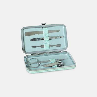 Tonic Teal Woven Manicure Set