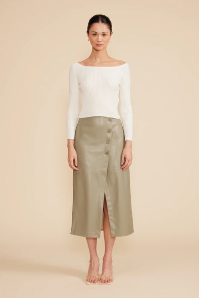 Lucy Paris Francisco Midi Skirt