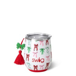 Swig Ribbons and Bows 12oz Stemless Wine Cup